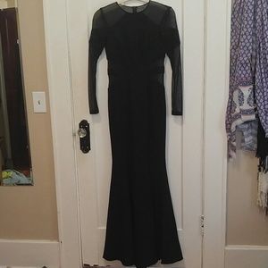 Jay Godfrey Black floor length gown